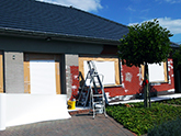 Dakschildering en kaleiwerken gevel te Oostmalle Foto 2