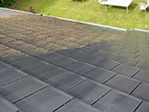 Reinigen van betonpannen dak 3